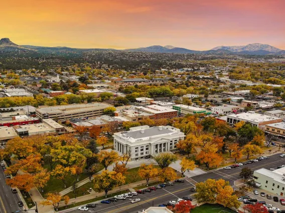 Prescott aerial view